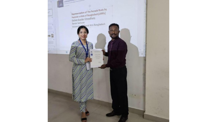 ULAB Senior Lecturer Ms. Selima presented at Theveli Conf. 2023