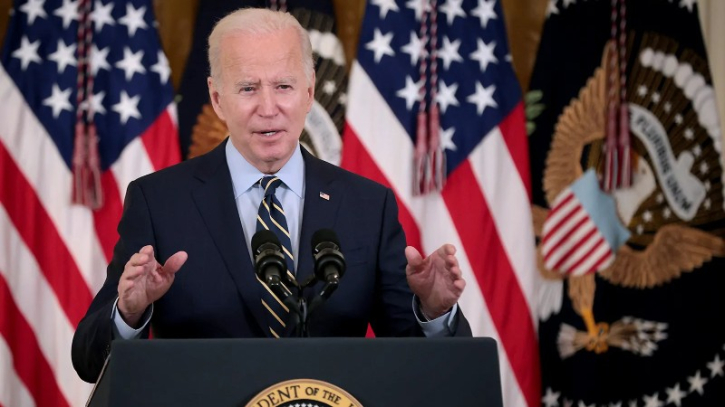 Biden urges US to lead world against Hamas, Putin threats