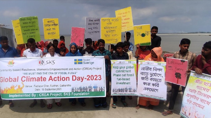 Global Day of Climate Action observed in Fulchhari