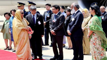 Thailand rolls out red carpet as Bangladesh PM arrives