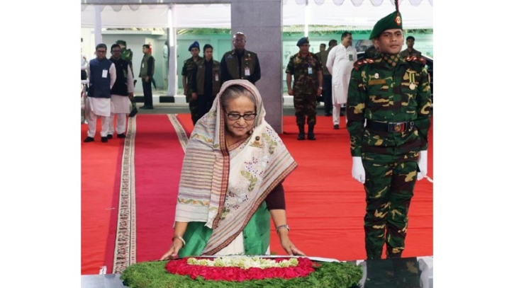 মুজিবনগর দিবসে বঙ্গবন্ধুর প্রতি শ্রদ্ধা নিবেদন প্রধানমন্ত্রীর মুজিবনগর দিবসে বঙ্গবন্ধুর প্রতি শ্রদ্ধা নিবেদন প্রধানমন্ত্রীর