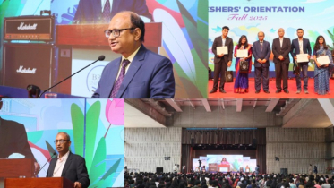 ব্র্যাক ইউনিভার্সিটিতে ফল ২০২৫ সেমিস্টারের শিক্ষার্থীদের ওরিয়েন্ট