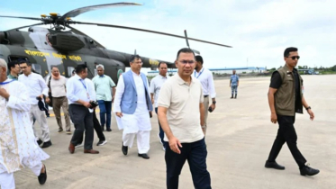 PM arrives in Maheshkhali to inspect deep-sea port, meet flood