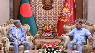 রাষ্ট্রপতির সঙ্গে প্রধানমন্ত্রীর সৌজন্য সাক্ষাৎ