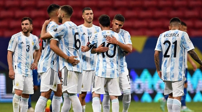 Argentina qualified for Copa Quarters