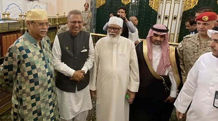 Shahabuddin meets Pakistan president during Hajj